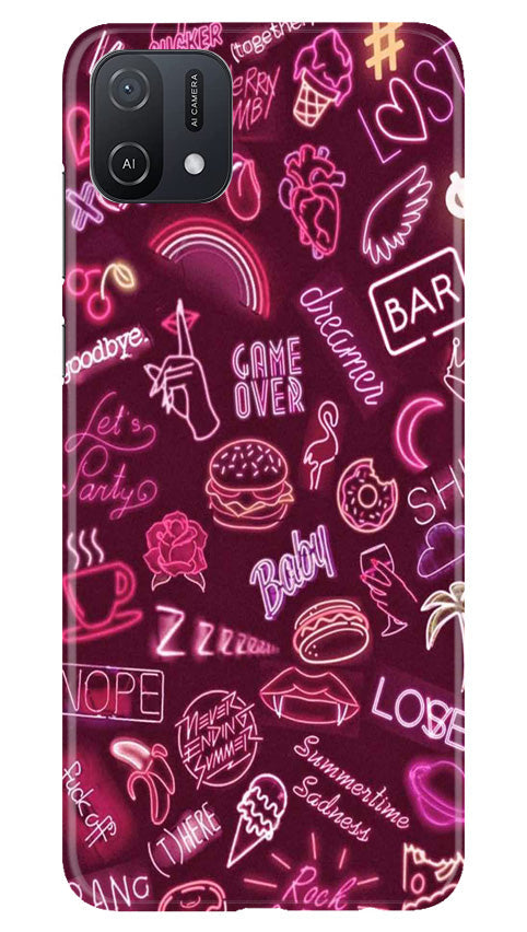 Party Theme Mobile Back Case for Oppo A16K (Design - 350)