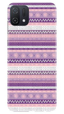 Zigzag line pattern3 Mobile Back Case for Oppo A16e (Design - 11)