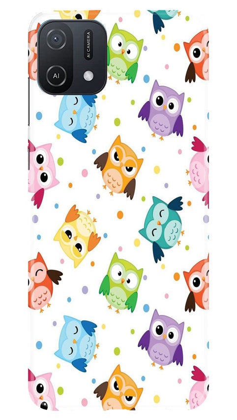 Owl Baground Pattern shore Case for Oppo A16e
