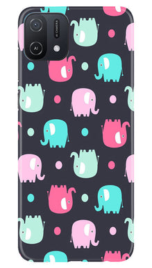Elephant Baground Mobile Back Case for Oppo A16e (Design - 44)