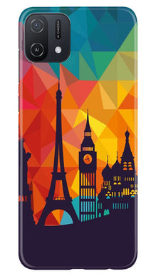 Eiffel Tower2 Mobile Back Case for Oppo A16e (Design - 91)