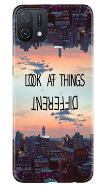 Look at things different Mobile Back Case for Oppo A16e (Design - 99)