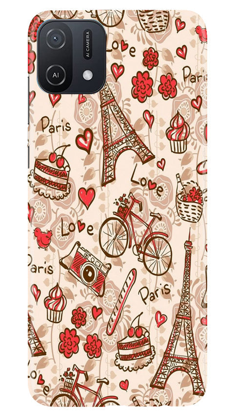 Love Paris Case for Oppo A16e(Design - 103)