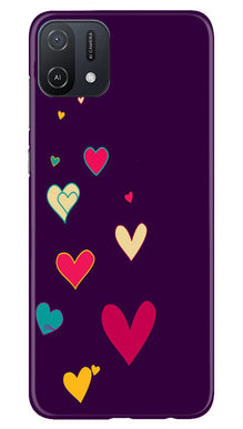 Purple Background Mobile Back Case for Oppo A16e  (Design - 107)