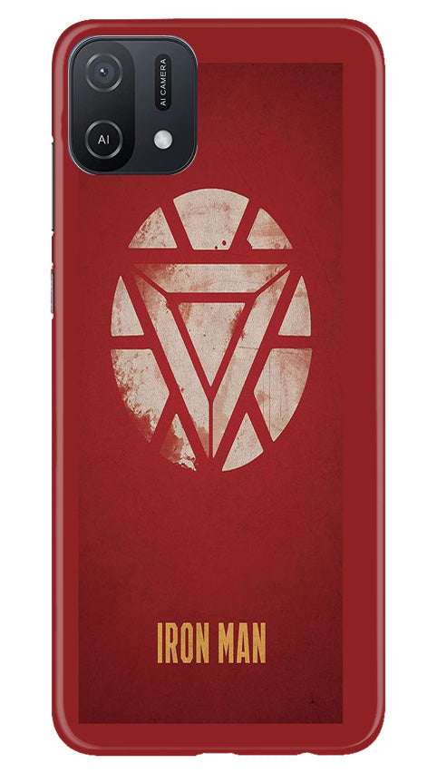Iron Man Superhero Case for Oppo A16e  (Design - 115)