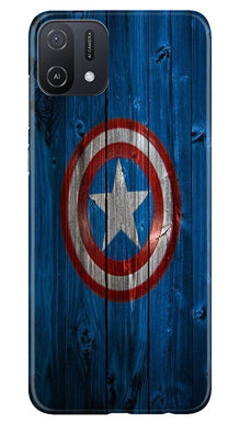 Captain America Superhero Mobile Back Case for Oppo A16e  (Design - 118)