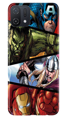 Avengers Superhero Mobile Back Case for Oppo A16e  (Design - 124)