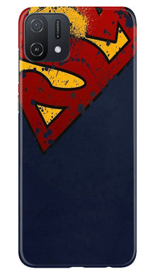 Superman Superhero Mobile Back Case for Oppo A16e  (Design - 125)
