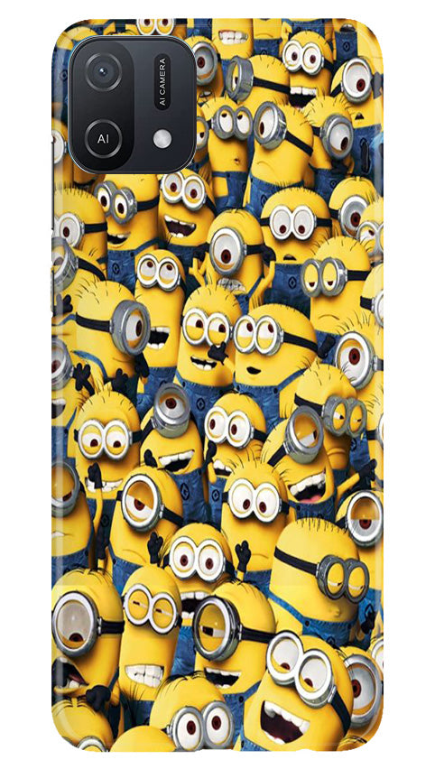 Minions Case for Oppo A16e  (Design - 126)