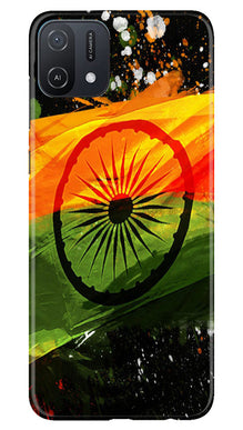 Indian Flag Mobile Back Case for Oppo A16e  (Design - 137)