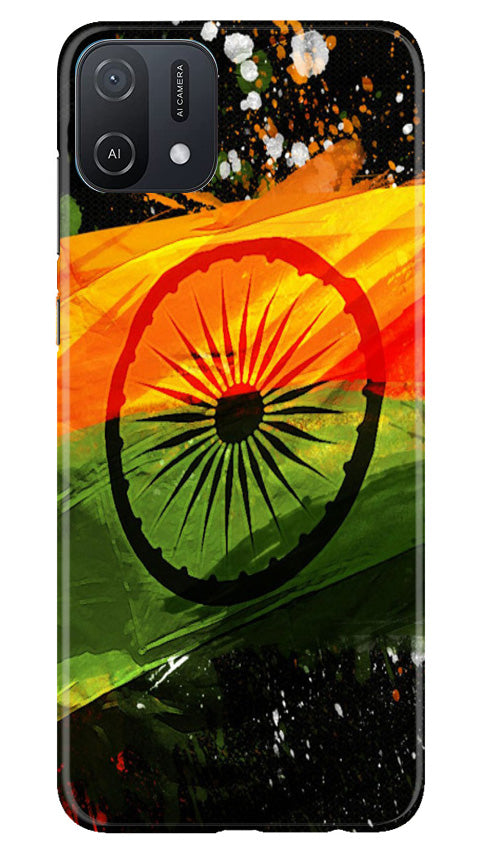 Indian Flag Case for Oppo A16e  (Design - 137)
