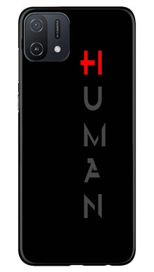 Human Mobile Back Case for Oppo A16e  (Design - 141)