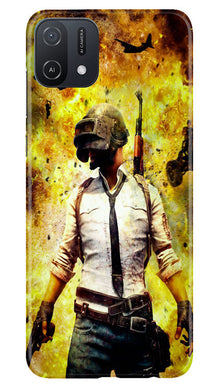 Pubg Mobile Back Case for Oppo A16e  (Design - 149)