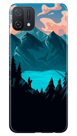 Mountains Case for Oppo A16e (Design - 155)