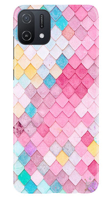 Pink Pattern Mobile Back Case for Oppo A16e (Design - 184)