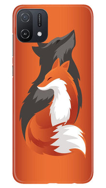 Wolf  Mobile Back Case for Oppo A16e (Design - 193)