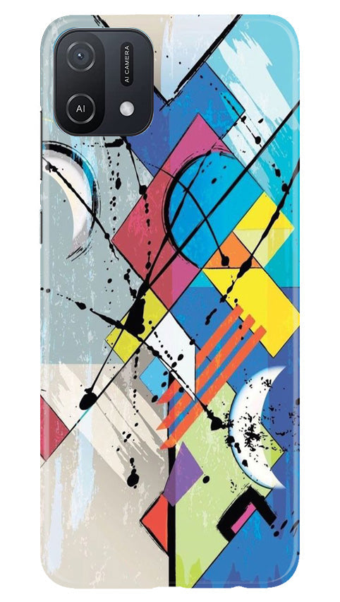 Modern Art Case for Oppo A16e (Design No. 204)