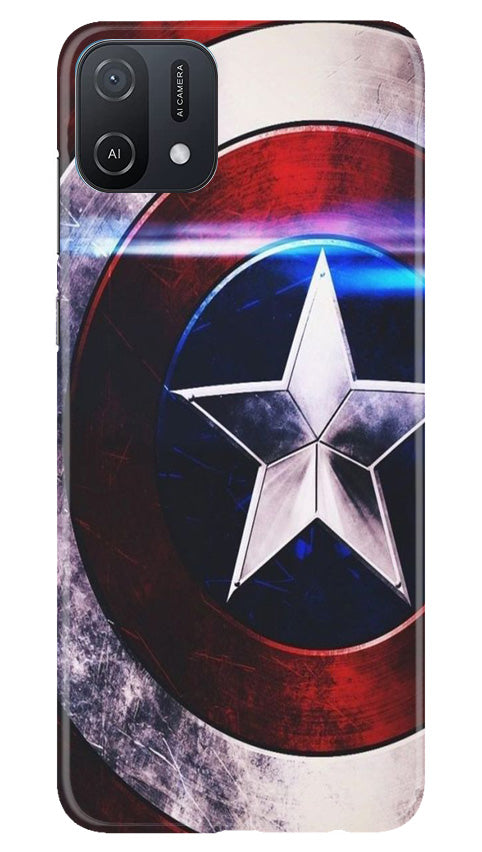 Captain America Shield Case for Oppo A16e (Design No. 219)