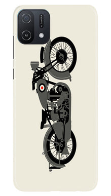 MotorCycle Mobile Back Case for Oppo A16e (Design - 228)