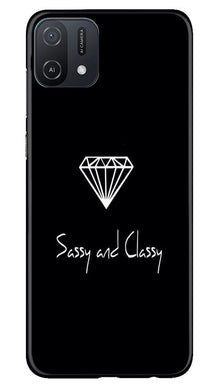 Sassy and Classy Mobile Back Case for Oppo A16e (Design - 233)