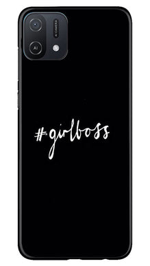 #GirlBoss Mobile Back Case for Oppo A16e (Design - 235)