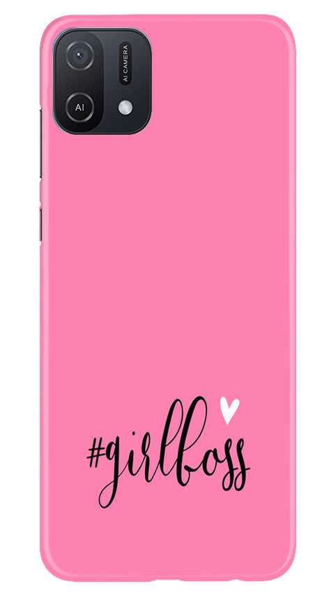 Girl Boss Pink Case for Oppo A16e (Design No. 238)