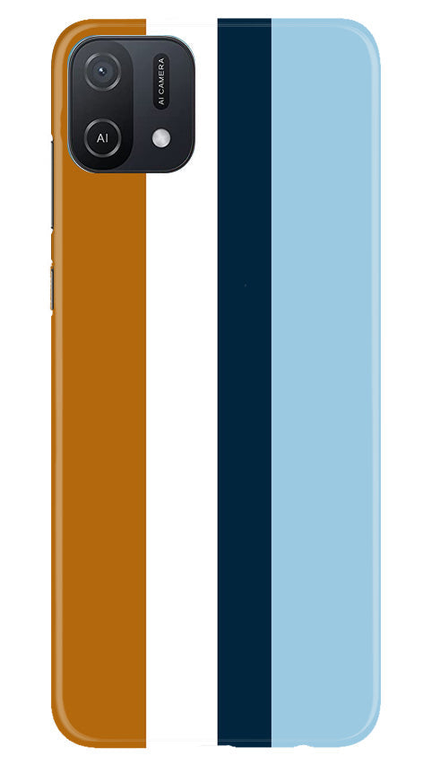 Diffrent Four Color Pattern Case for Oppo A16e (Design No. 244)