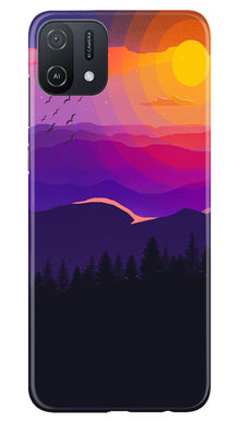 Sun Set Mobile Back Case for Oppo A16e (Design - 248)