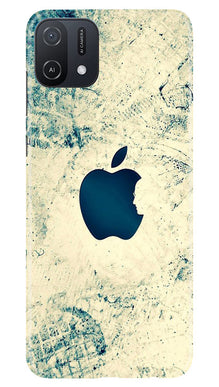 Apple Logo Mobile Back Case for Oppo A16e (Design - 251)