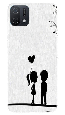 Cute Kid Couple Mobile Back Case for Oppo A16e (Design - 252)