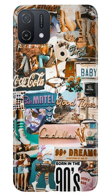 Vintage Design Mobile Back Case for Oppo A16e (Design - 253)