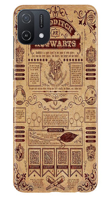 Hogwarts Mobile Back Case for Oppo A16e (Design - 266)
