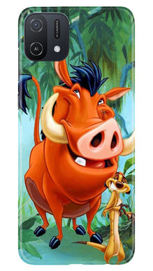 Timon and Pumbaa Mobile Back Case for Oppo A16e (Design - 267)