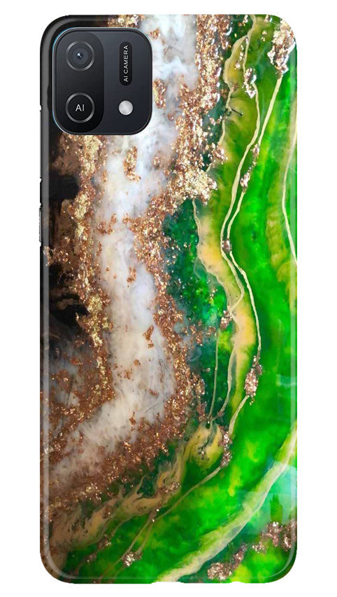 Marble Texture Mobile Back Case for Oppo A16e (Design - 269)