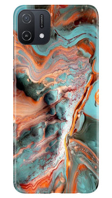 Marble Texture Mobile Back Case for Oppo A16e (Design - 271)