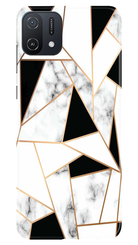 Marble Texture Mobile Back Case for Oppo A16e (Design - 284)