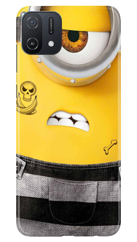 Minion Mobile Back Case for Oppo A16e (Design - 286)