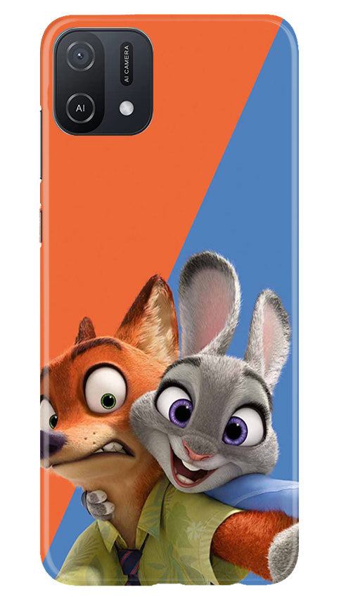 Cartoon Mobile Back Case for Oppo A16e (Design - 306)
