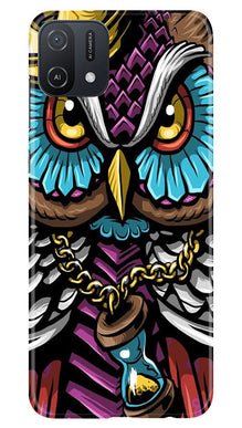 Owl Mobile Back Case for Oppo A16e (Design - 318)