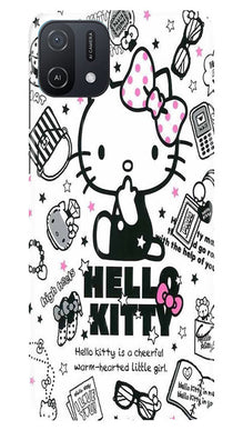Hello Kitty Mobile Back Case for Oppo A16e (Design - 320)