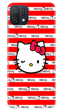 Hello Kitty Mobile Back Case for Oppo A16e (Design - 323)