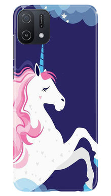 Unicorn Mobile Back Case for Oppo A16e (Design - 324)