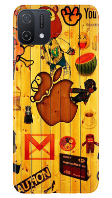 Wooden Texture Mobile Back Case for Oppo A16e (Design - 326)