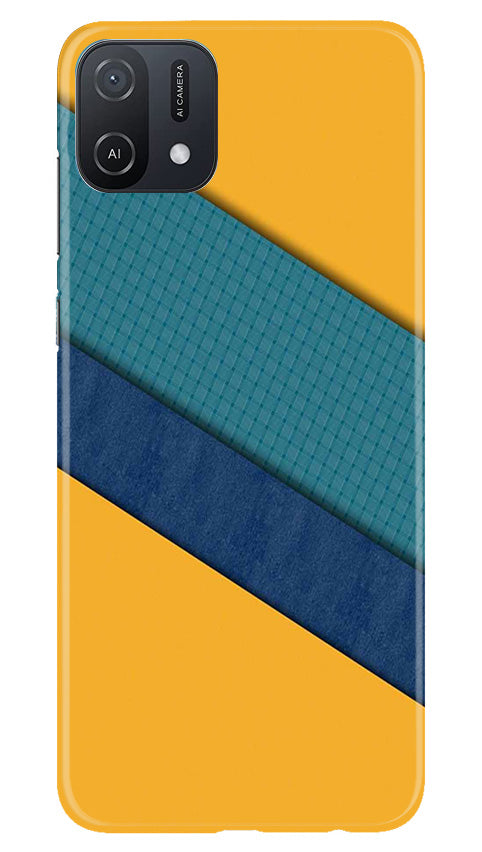 Diagonal Pattern Mobile Back Case for Oppo A16e (Design - 329)