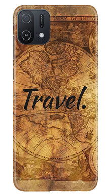 Travel Mobile Back Case for Oppo A16e (Design - 334)