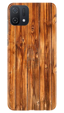 Wooden Texture Mobile Back Case for Oppo A16e (Design - 335)
