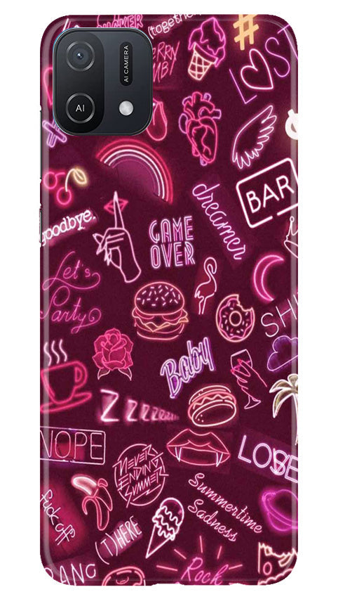 Party Theme Mobile Back Case for Oppo A16e (Design - 350)
