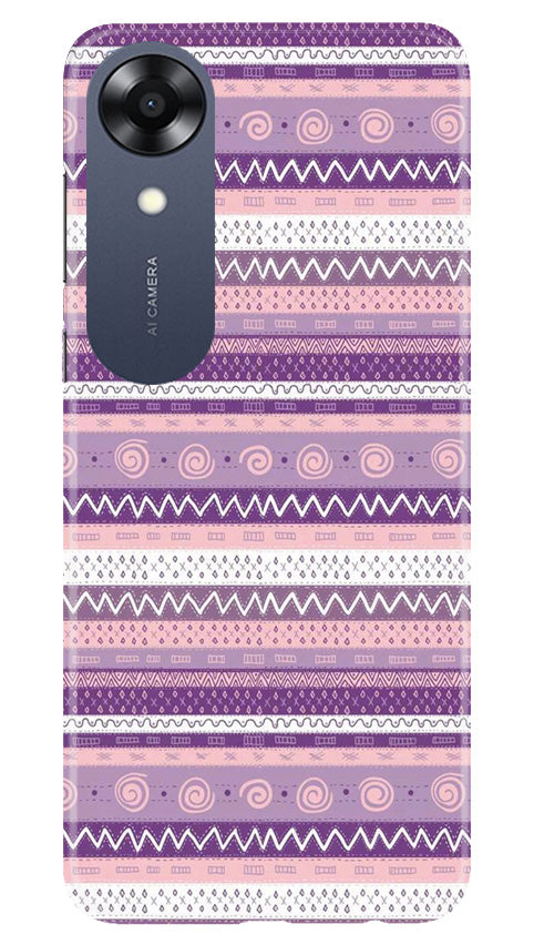 Zigzag line pattern3 Case for Oppo A17K