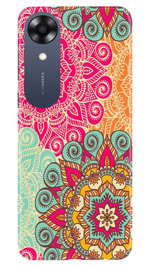 Rangoli art2 Mobile Back Case for Oppo A17K (Design - 29)
