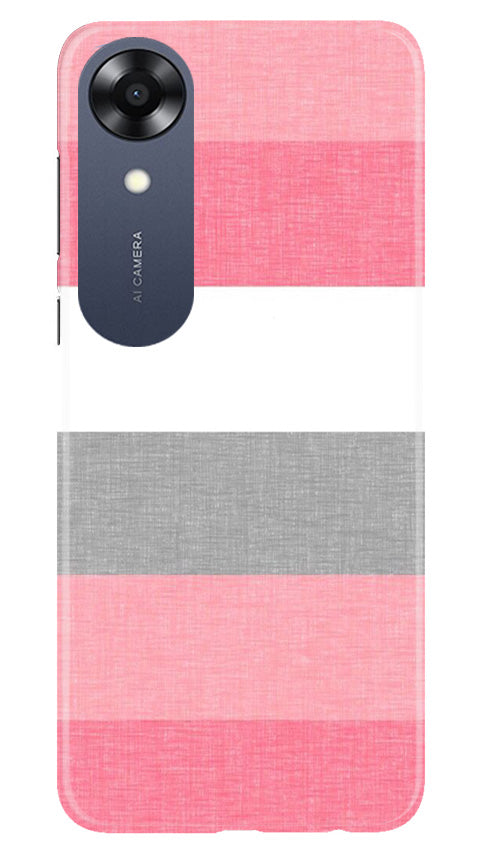 Pink white pattern Case for Oppo A17K